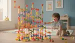 Kugelbahn Kinder: Bauen und Staunen