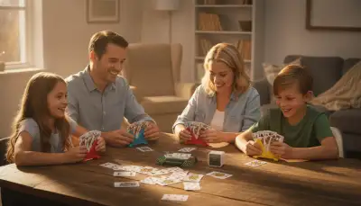 Familienspiele Karten: Gemeinsam Lachen