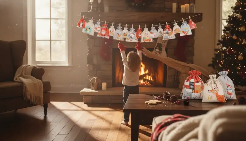 Adventskalender zum Befüllen: Individuelle Freude