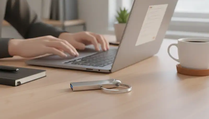Schlüsselanhänger USB Stick: Daten immer dabei